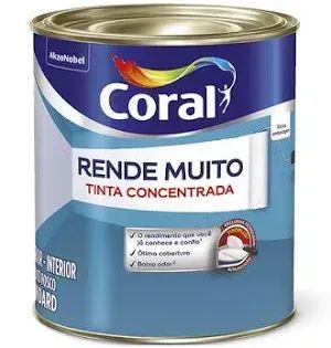 Tinta rende muito branco gelo 3,2lt inter e exter leia a descrição 