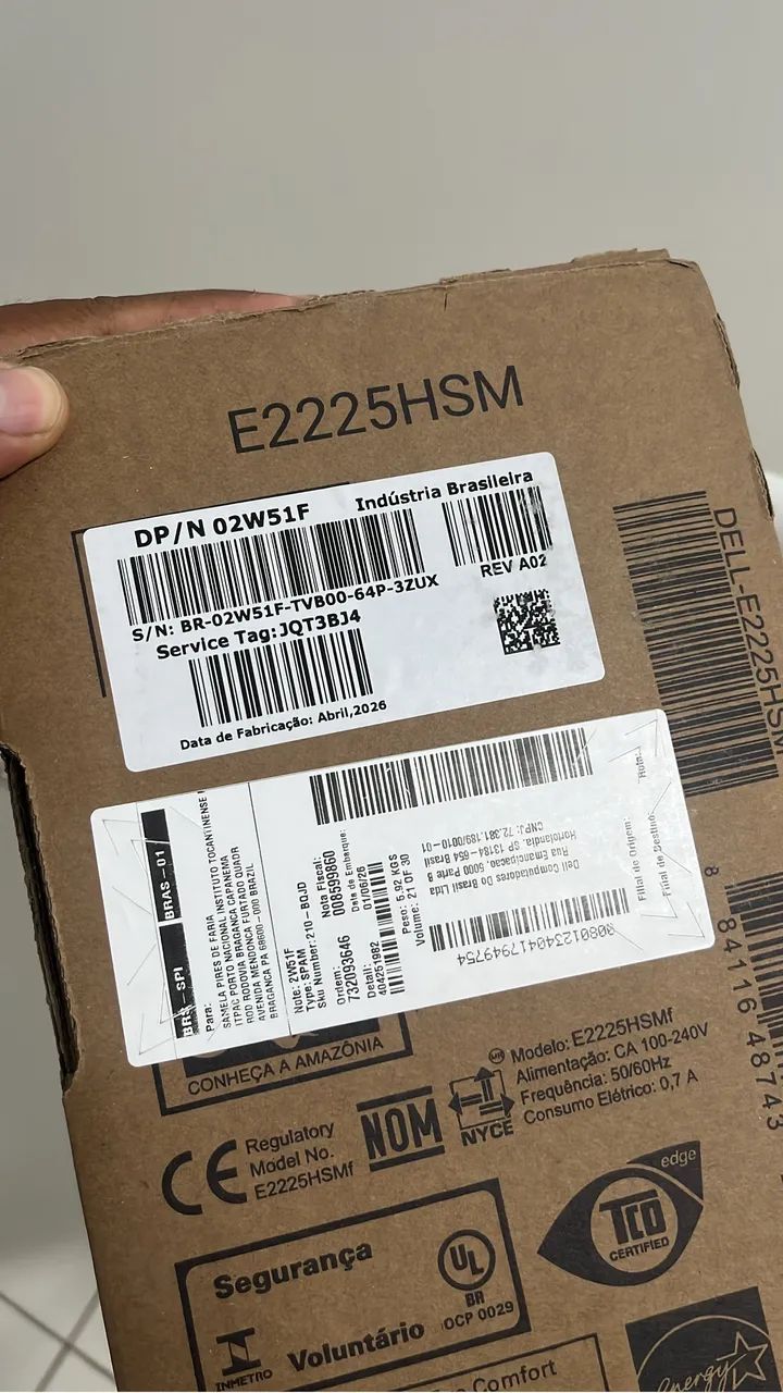 Dell Pro Micro QCM1250 COM MONITOR E2225 HSM - Foto 5