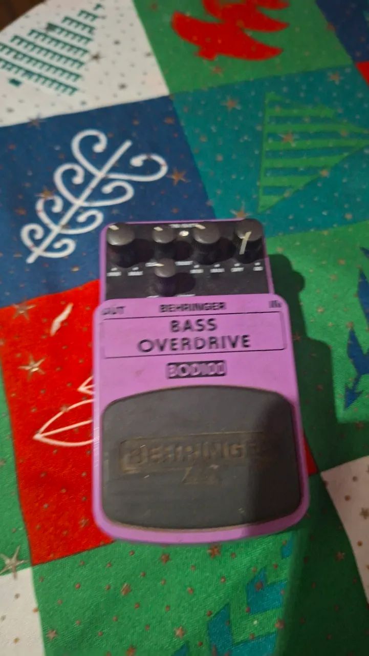 Pedal Overdrive bass Behinger