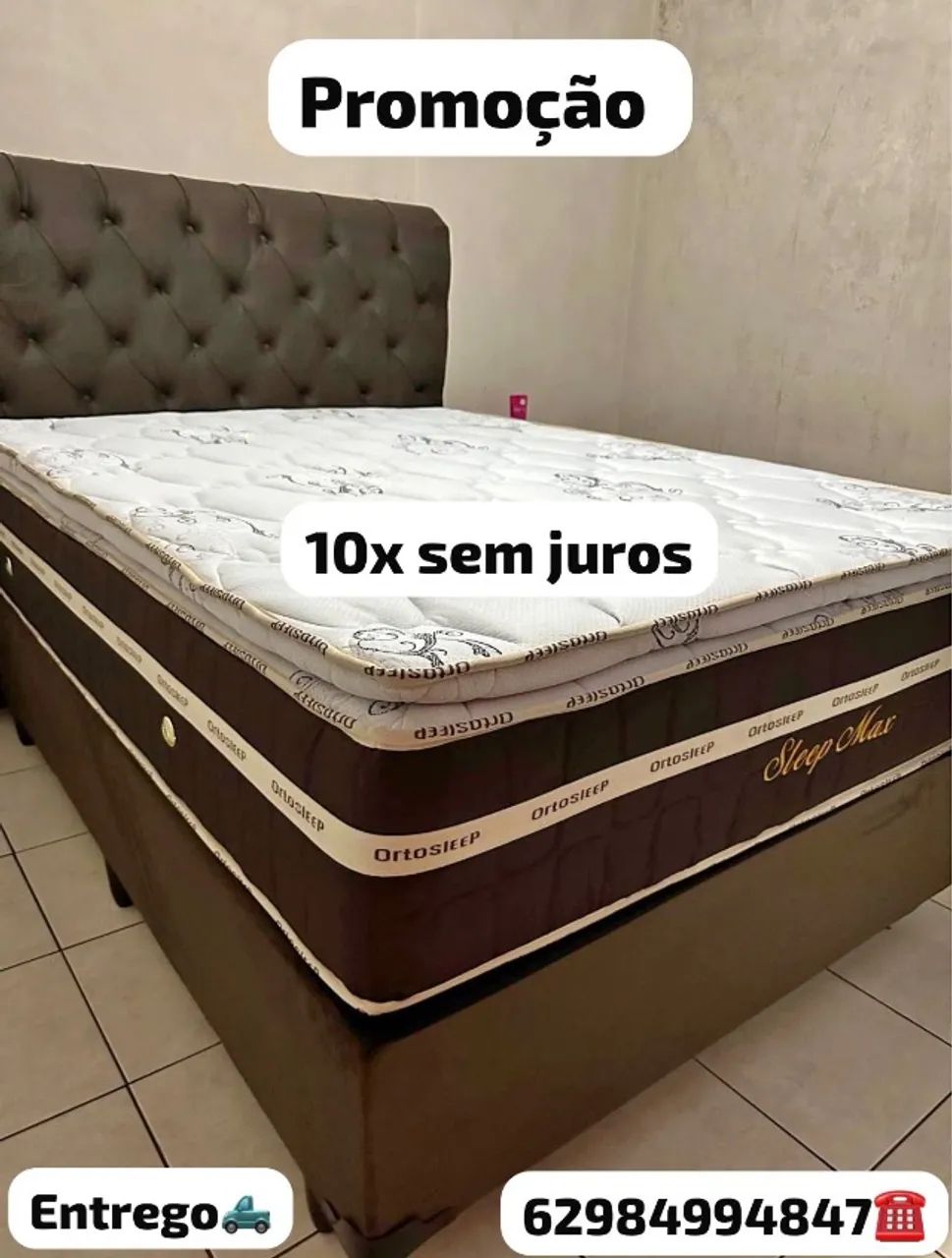 Cama Queen (nova) entrego