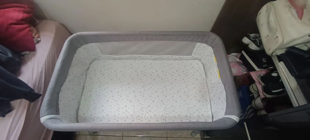 Berço portátil com colchão  - Foto 3
