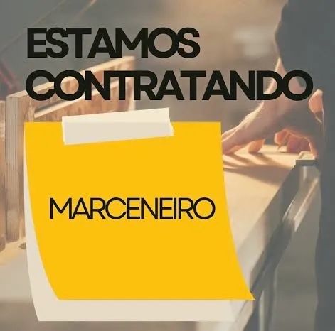 Vaga de marceneiro e meio oficial 