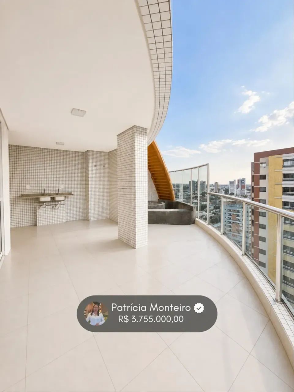 COBERTURA COM 300M2 E JACUZZI NA VARANDA COM  CHURRASQUEIRA - Foto 4