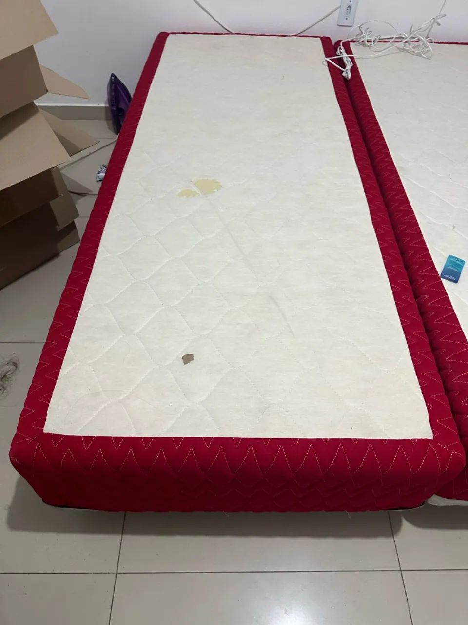 Cabeceira de cama mais base. Para cama queem. - Foto 2