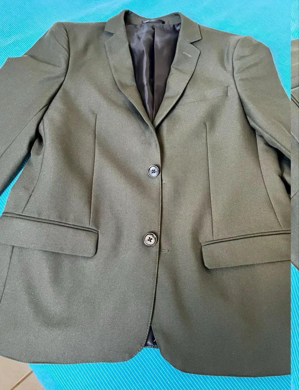 Blazer Masculino Verde Novo P - Foto 2