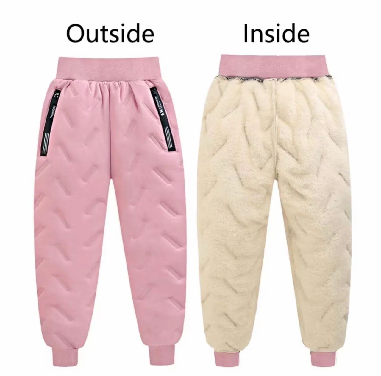 Calça forrada menina 