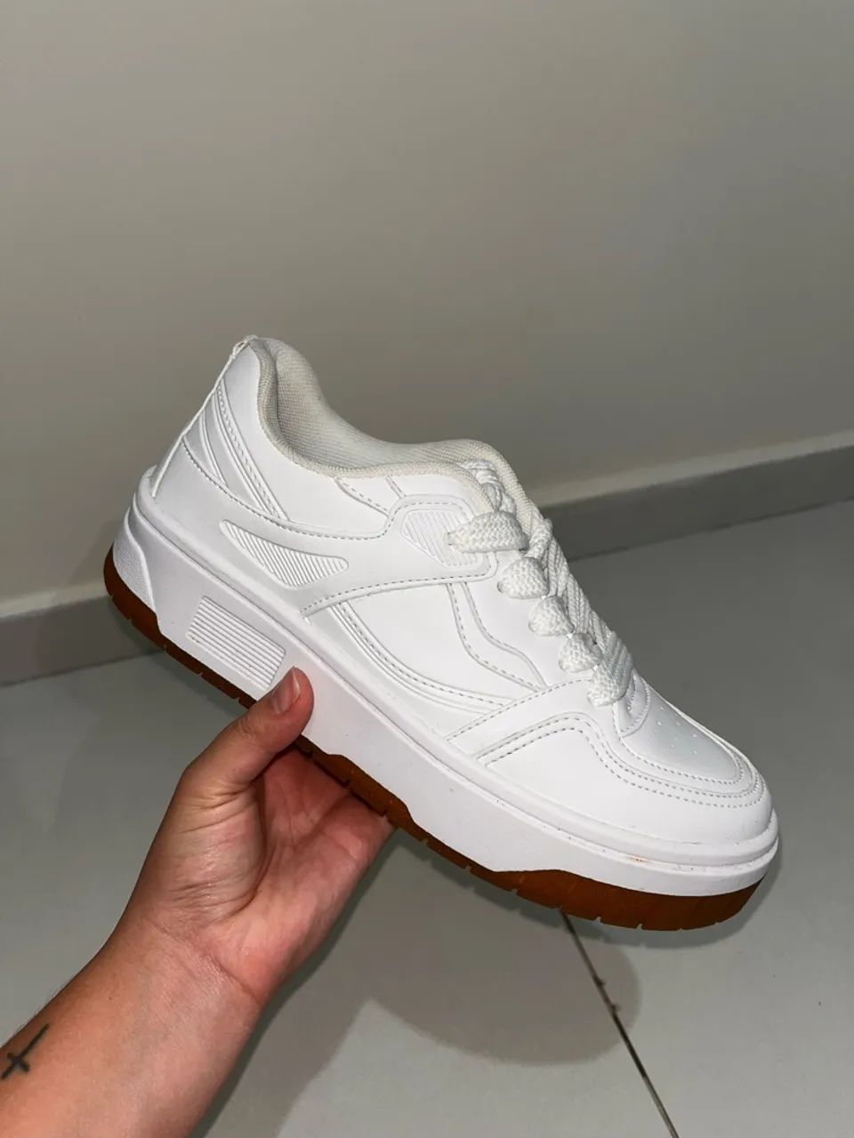 Tenis branco Satinato - Renner - Foto 2