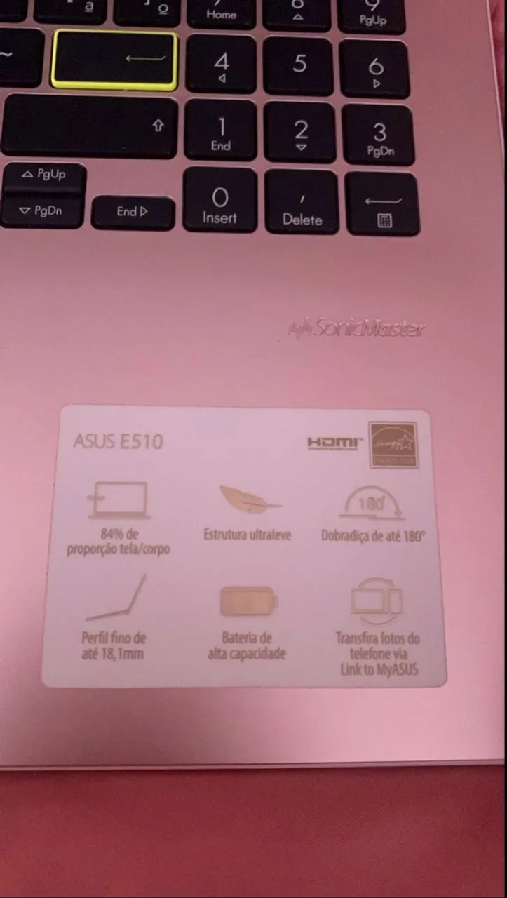 Notebook Rosa - Foto 2