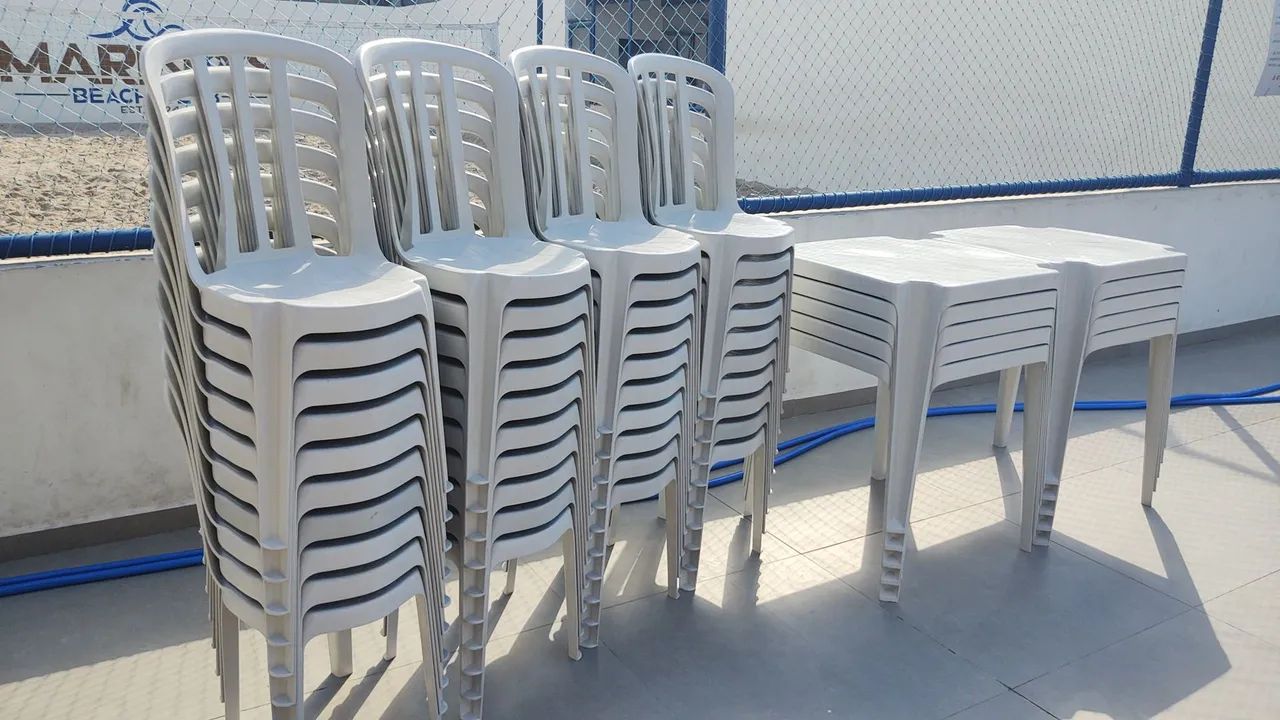 Aluguel de mesas e cadeiras, brinquedos, algodão doce e pipoqueira  - Foto 3