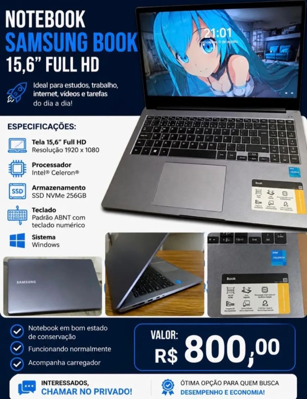Notebook Samsung 