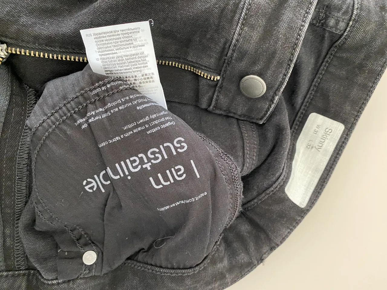 Calça Jeans com Elastano cintura alta - Foto 4