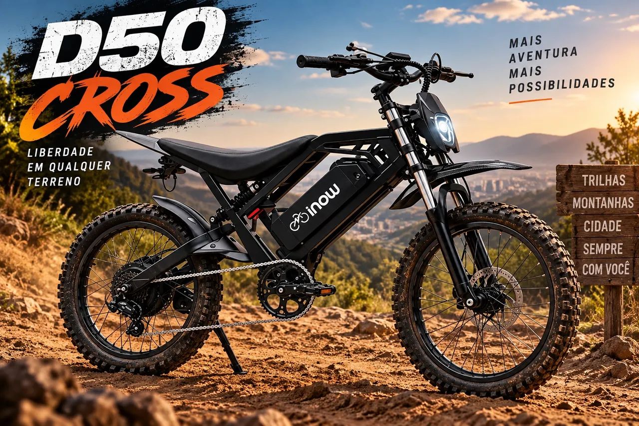 Bicicleta eletrica D50 Cross