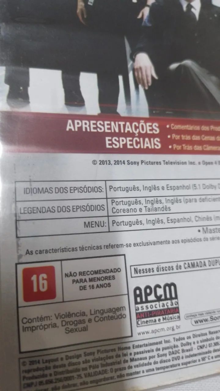 DVD The Blacklist - A Primeira Temporada Completa - 6 Discos ( 24207 ...
