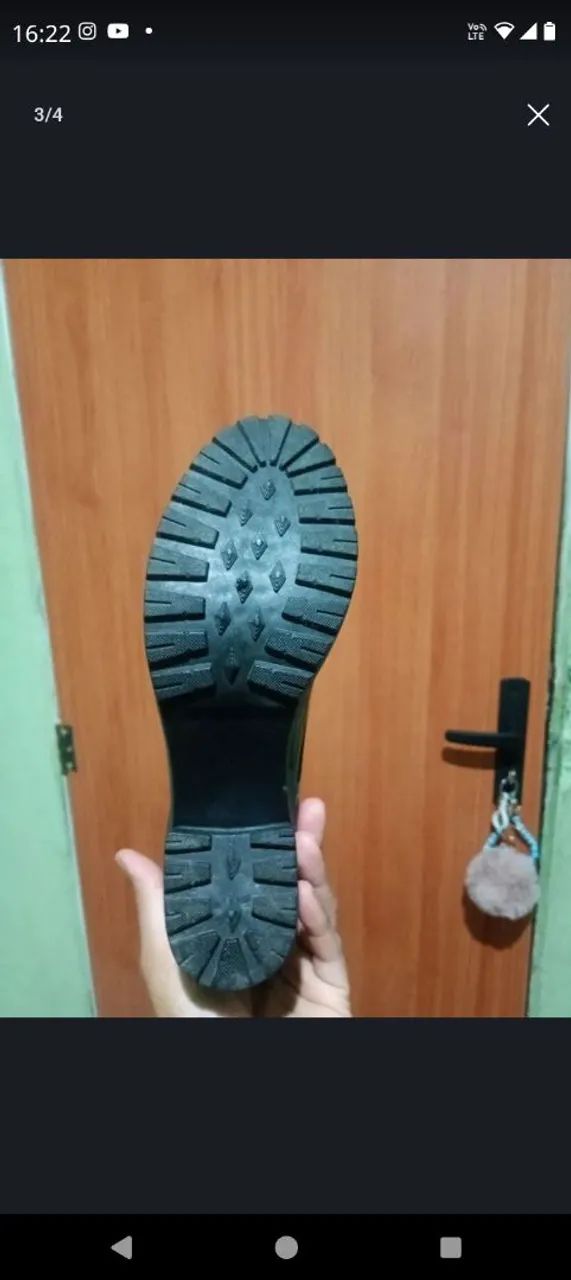 Vendo bota coturno com salto  - Foto 3