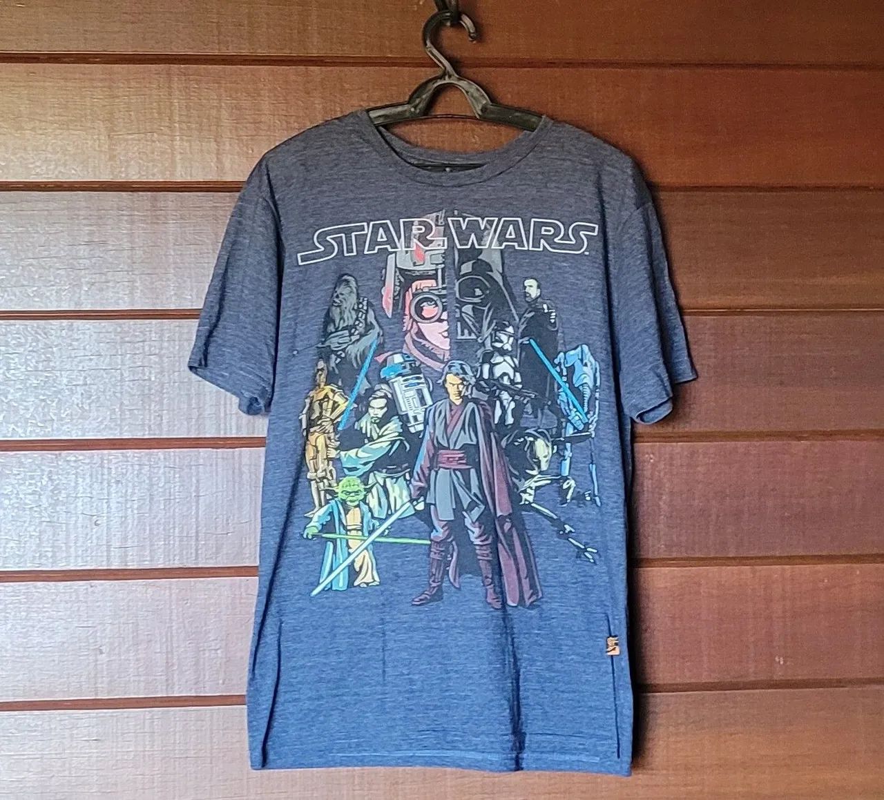 Camiseta Piticas Star Wars Geek - Tam P - Foto 2