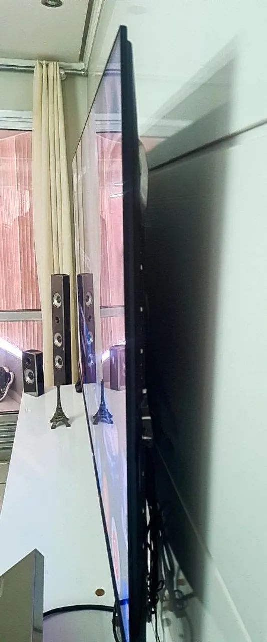 Smartv 65 Pol 4K TCL 10 meses de uso Nota Fiscal - Foto 3