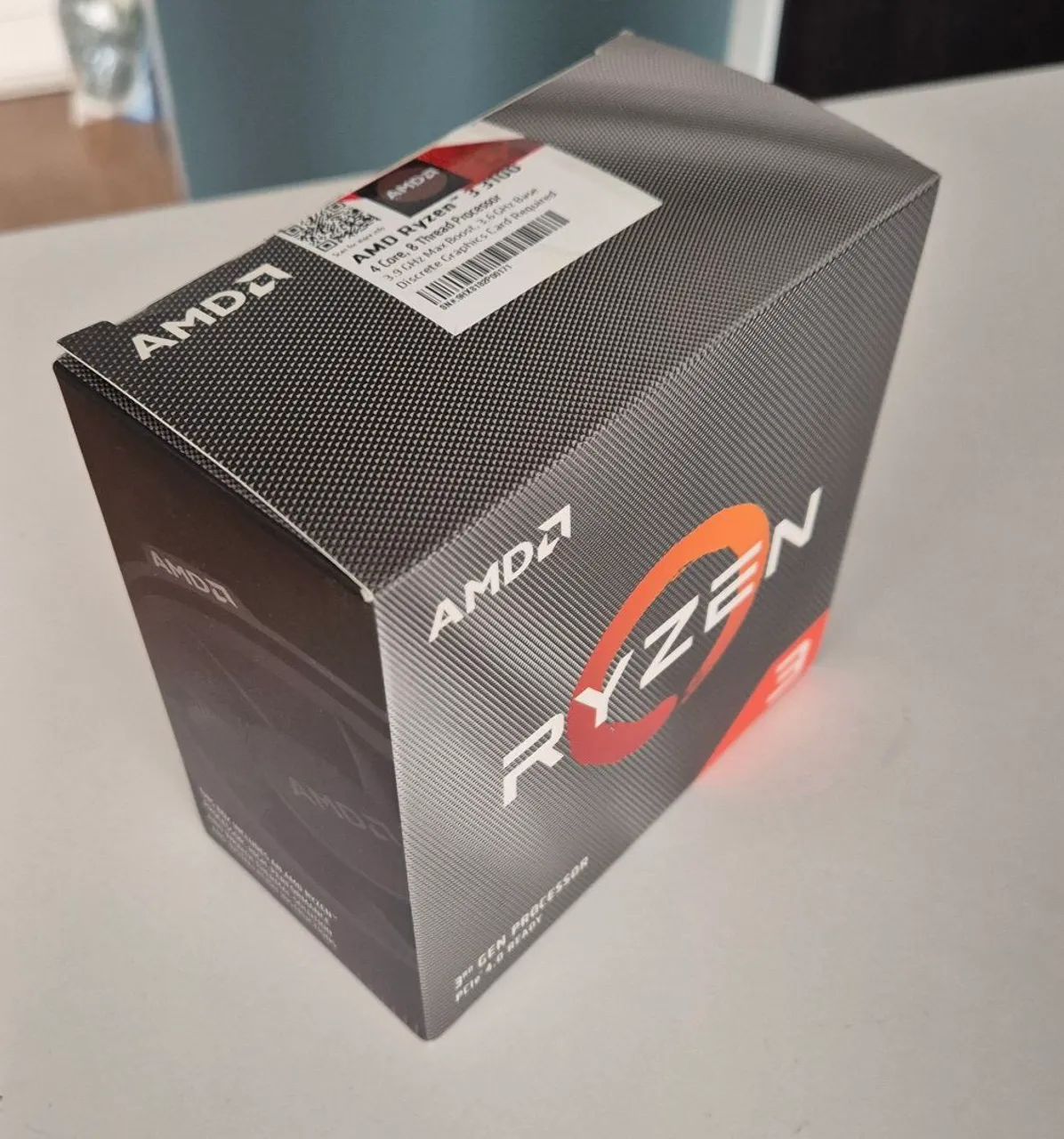 中古　Ryzen 3 3100 BOX AMD Ryzen 3 3100 3.6Ghz quadcore BOX com cooler - Peças de