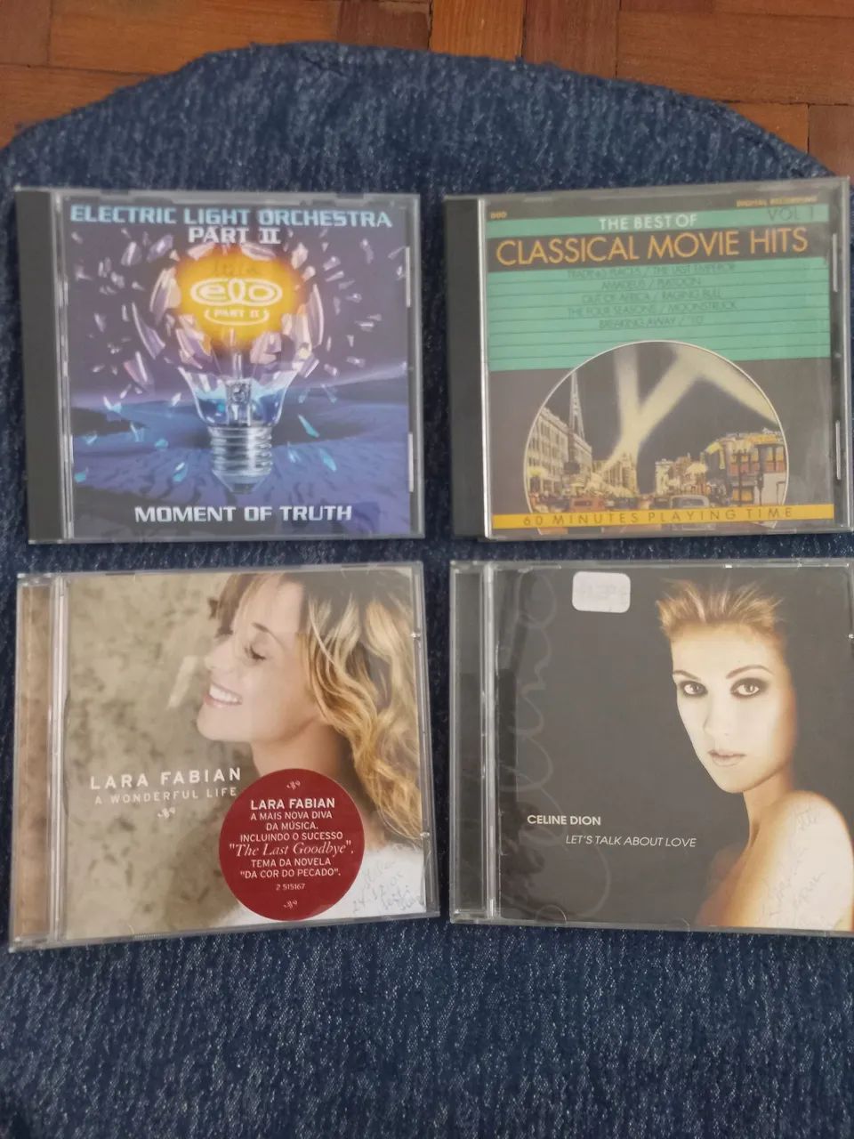 4 CDs de músicas internacionais 
