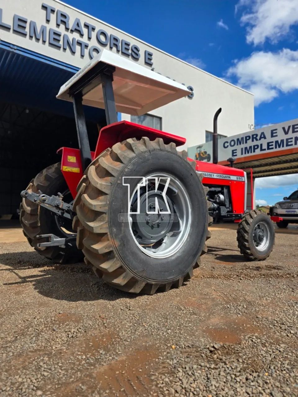  TRATOR MASSEY FERGUSON 290 ANO 83 COM REDUTOR DE VELOCIDADE cod. 1381 - Tk Tratores  - Foto 3