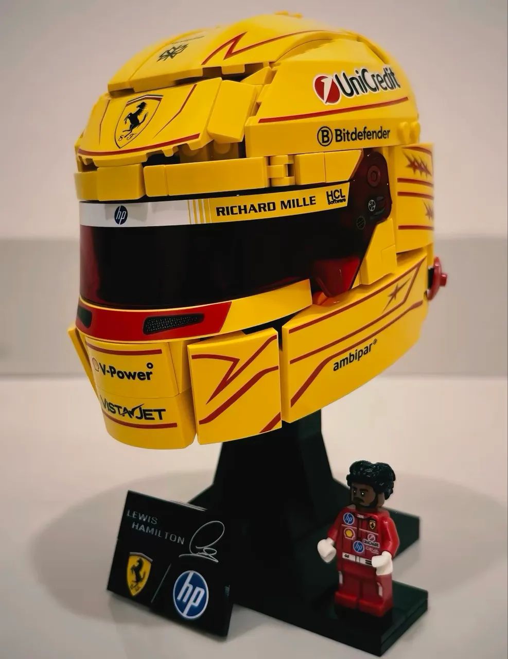 Blocos de Montar Capacete Lewis Hamilton - Foto 2