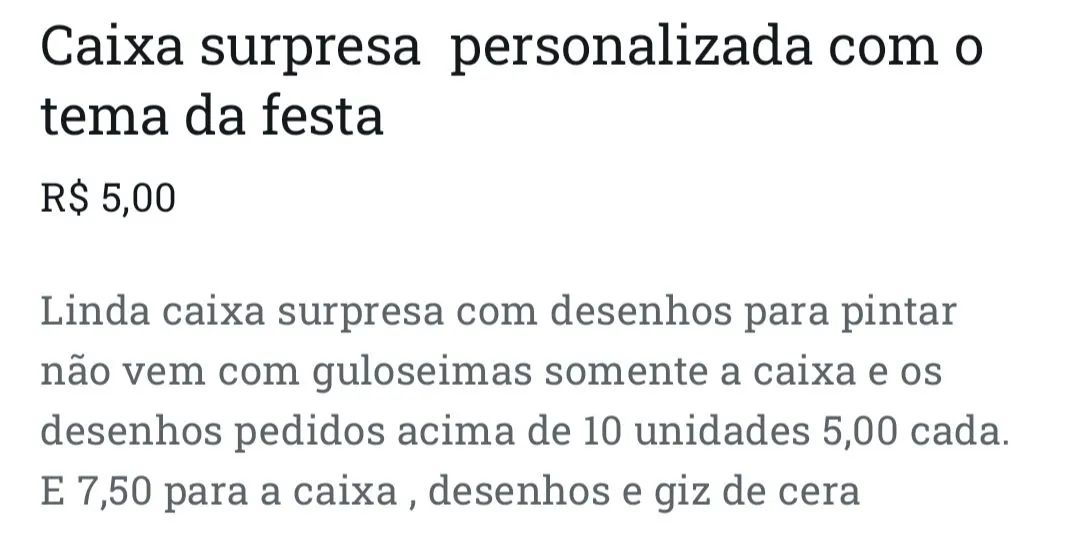 Caixa surpresa lembrancinhas  - Foto 2