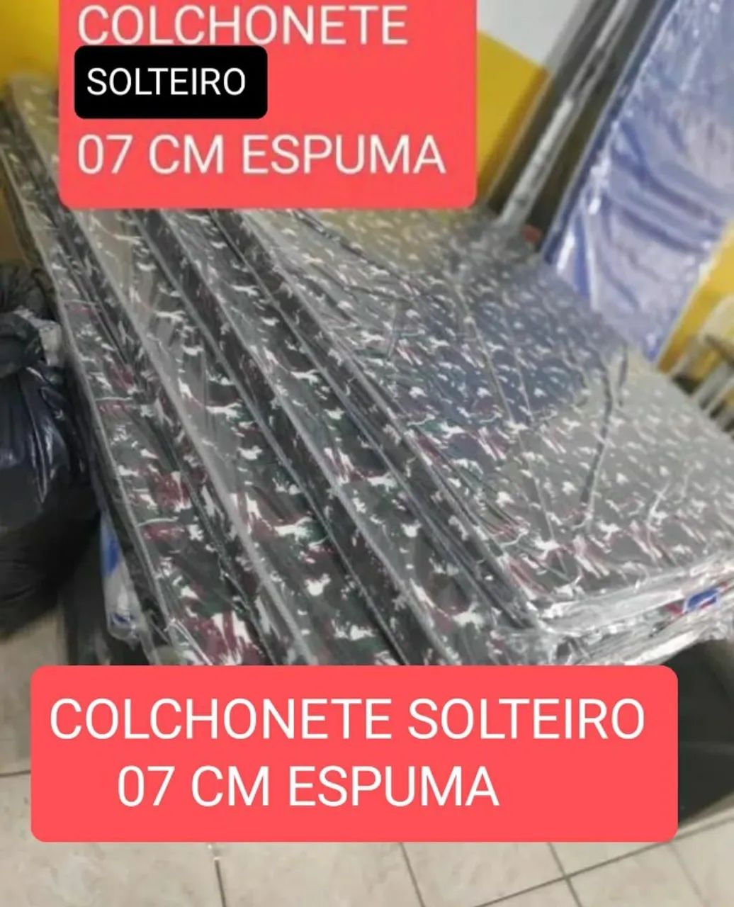 COLCHONETE SOLTEIRO , NOVO - Foto 3