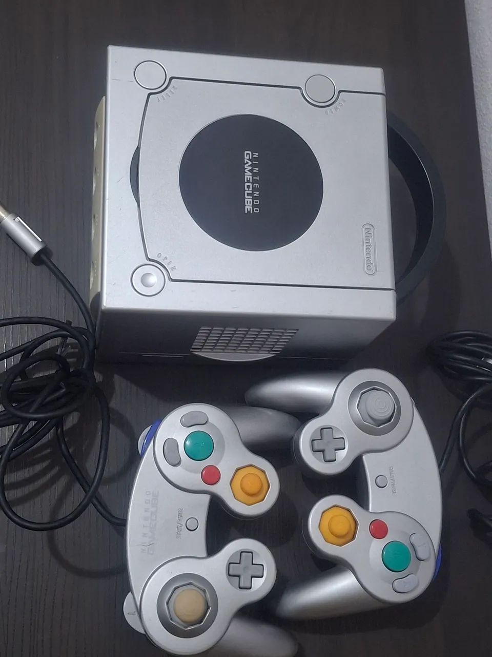 Game cube prata completo 