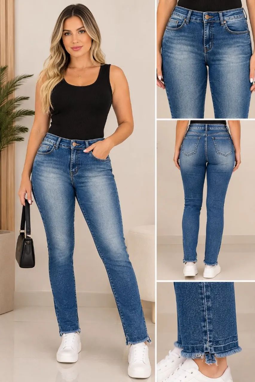 Calça jeans skin 42 c/ Lycra  ( Em bom estado) 