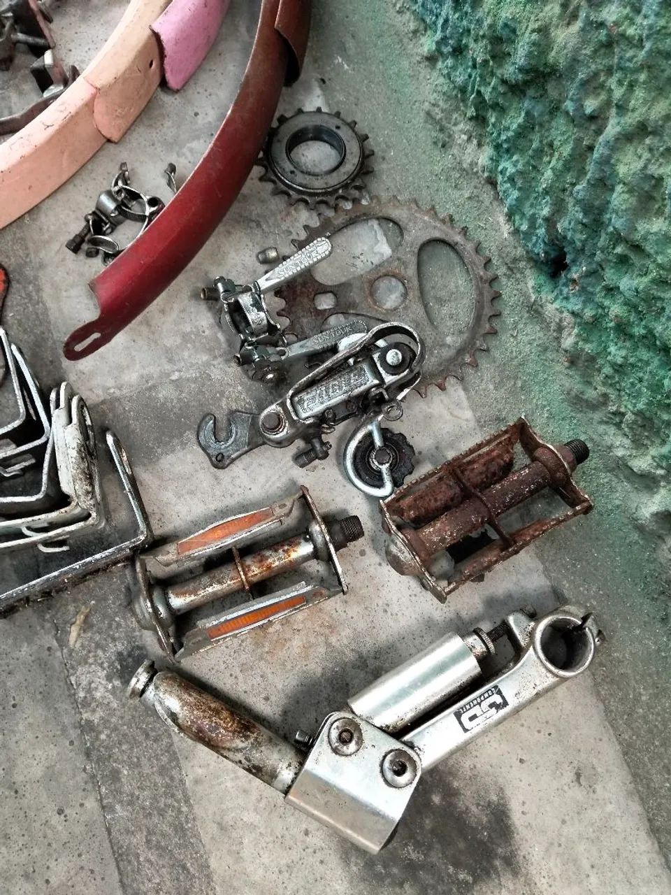Peças de bicicleta antiga - Foto 2