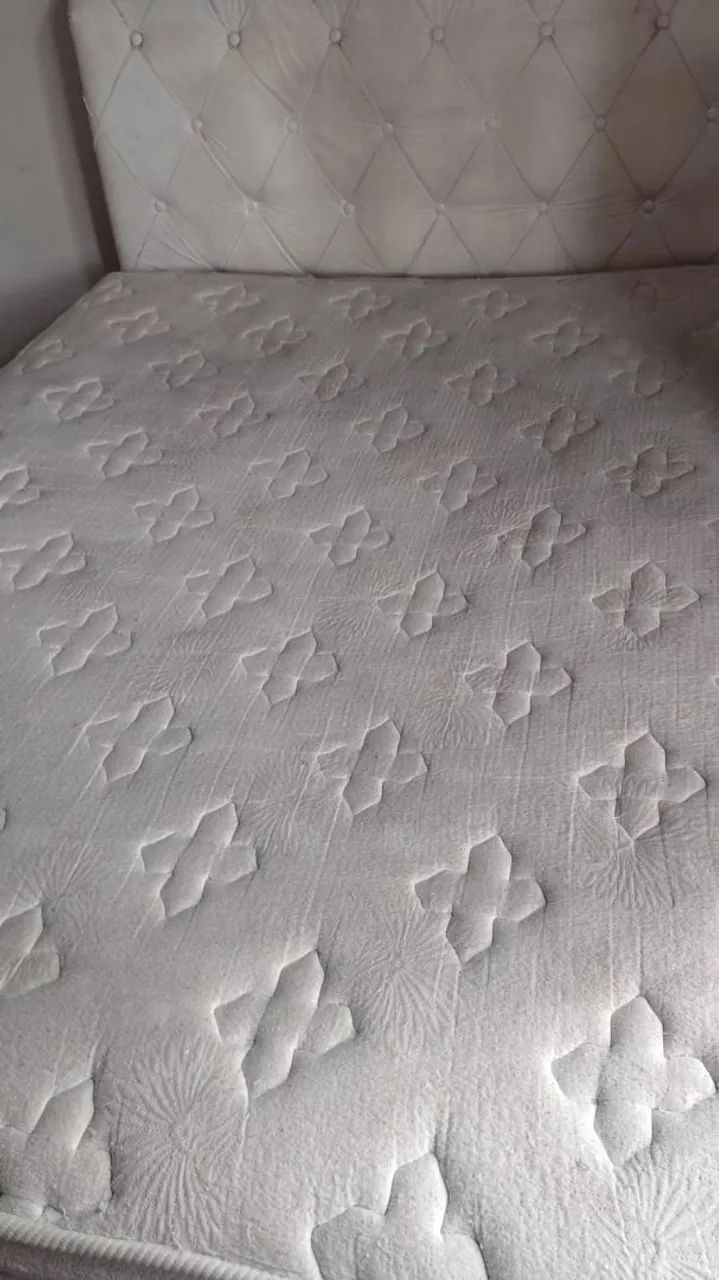Cama box Casal com Colchão e Cabeceira  - Foto 3