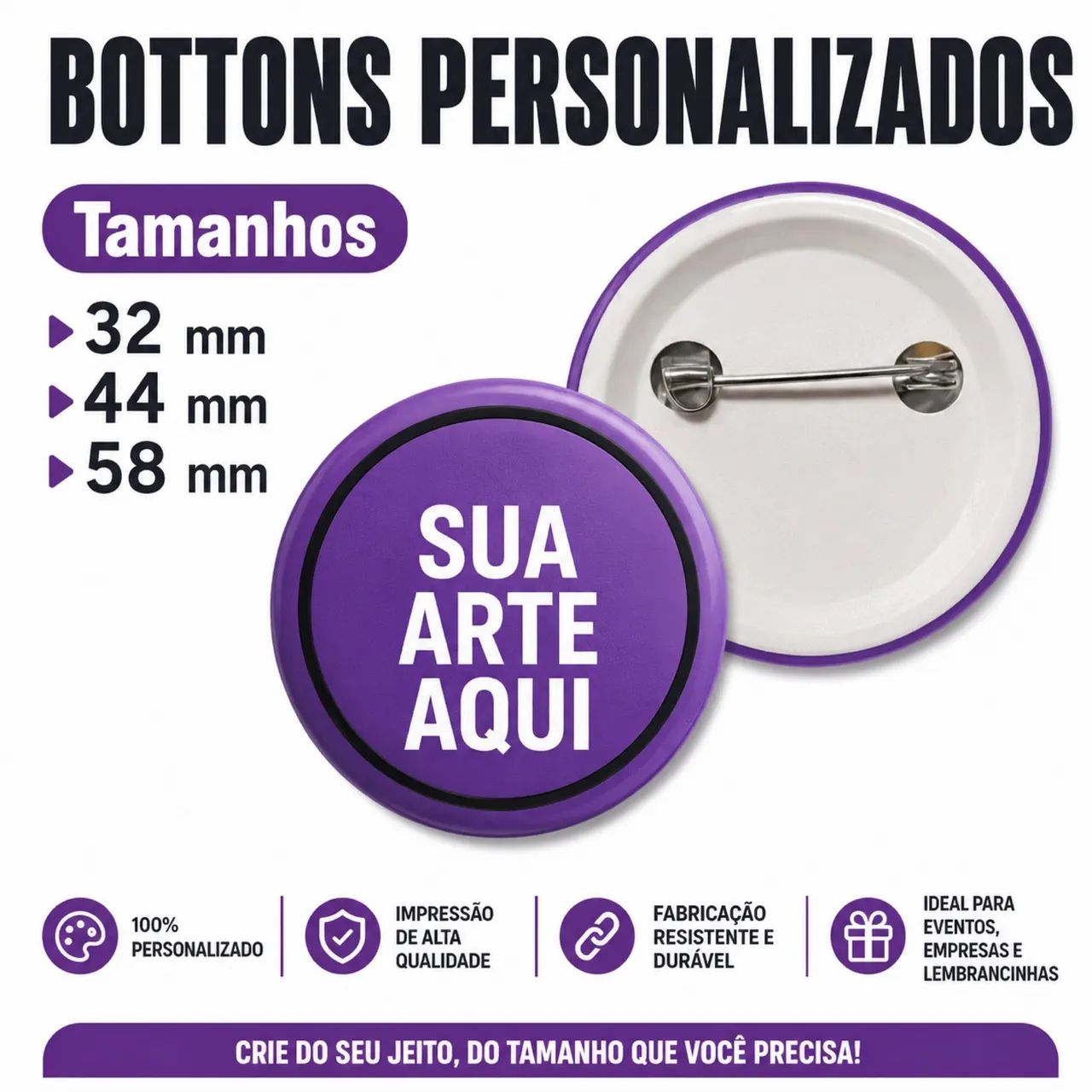 Bottons Personalizados 
