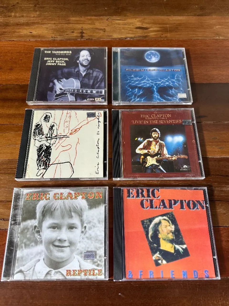 Eric Clapton - Lote c/ 6 CDS