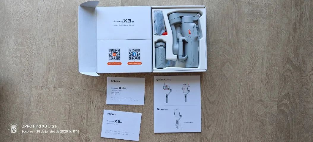 Estabilizador Gimbal para Celular- Novo  - Foto 4