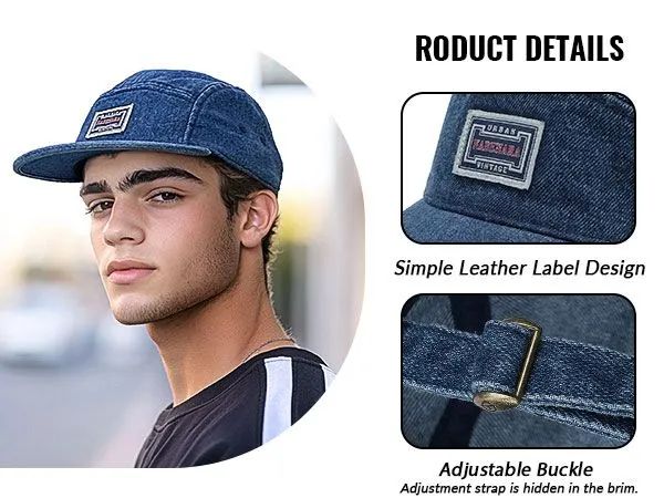 Boné five panel vintage - Foto 3