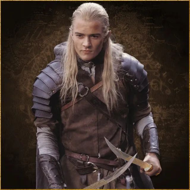 Adagas élficas Legolas O Senhor dos Anéis com suporte - Foto 5