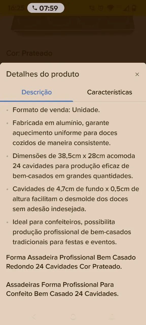 Forma profissional de bem casados 24 unidades - Foto 2