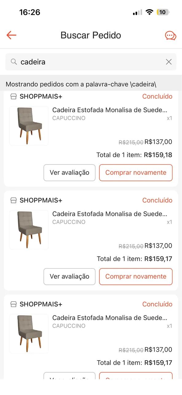Cadeiras de Jantar Estofadas - Foto 3