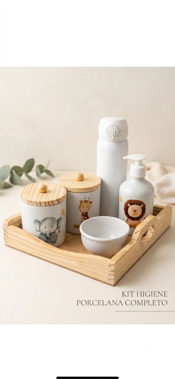 Kit Higiene de Porcelana 