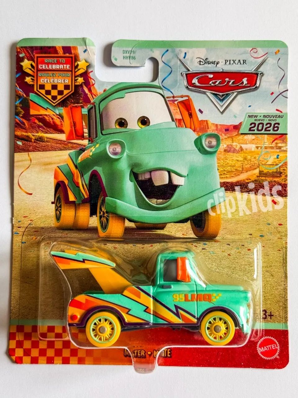 Disney Pixar Cars Mate Carros Mattel