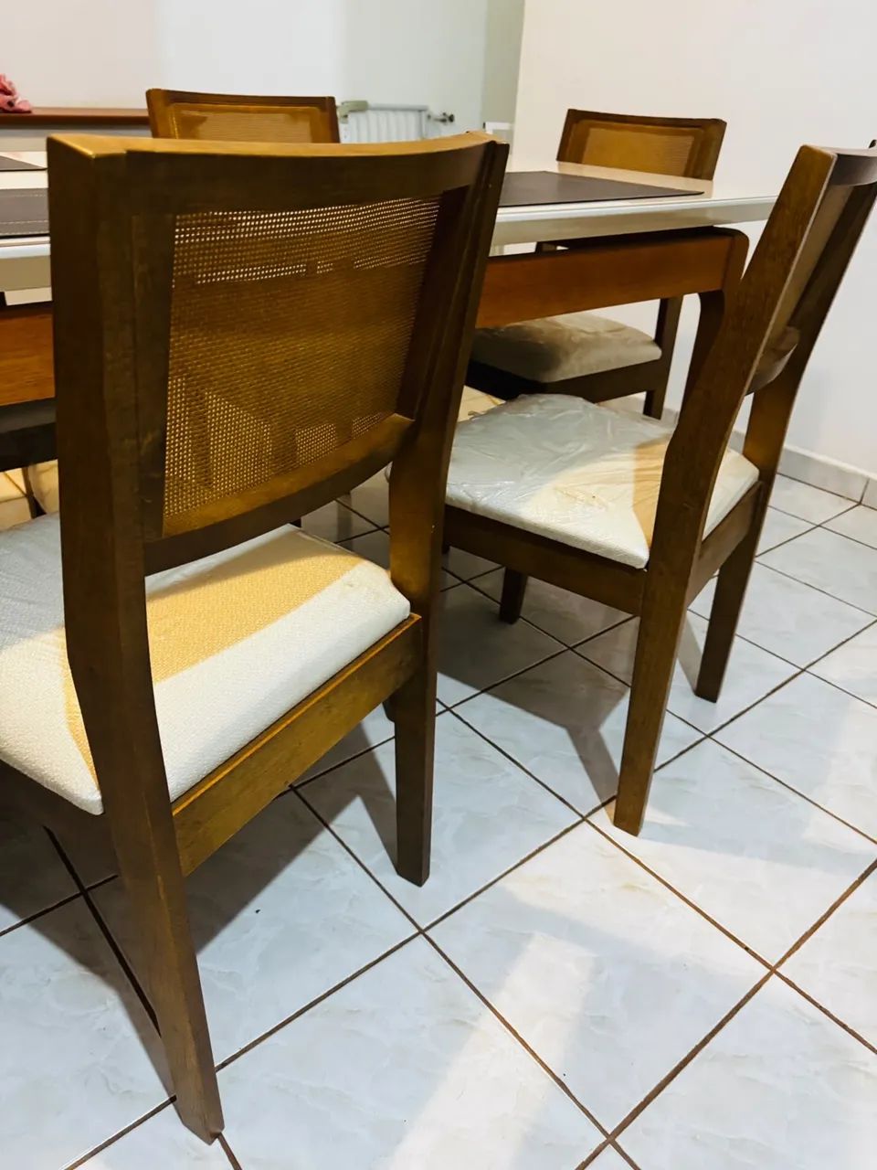 Mesa com tampo de vidro - Foto 4