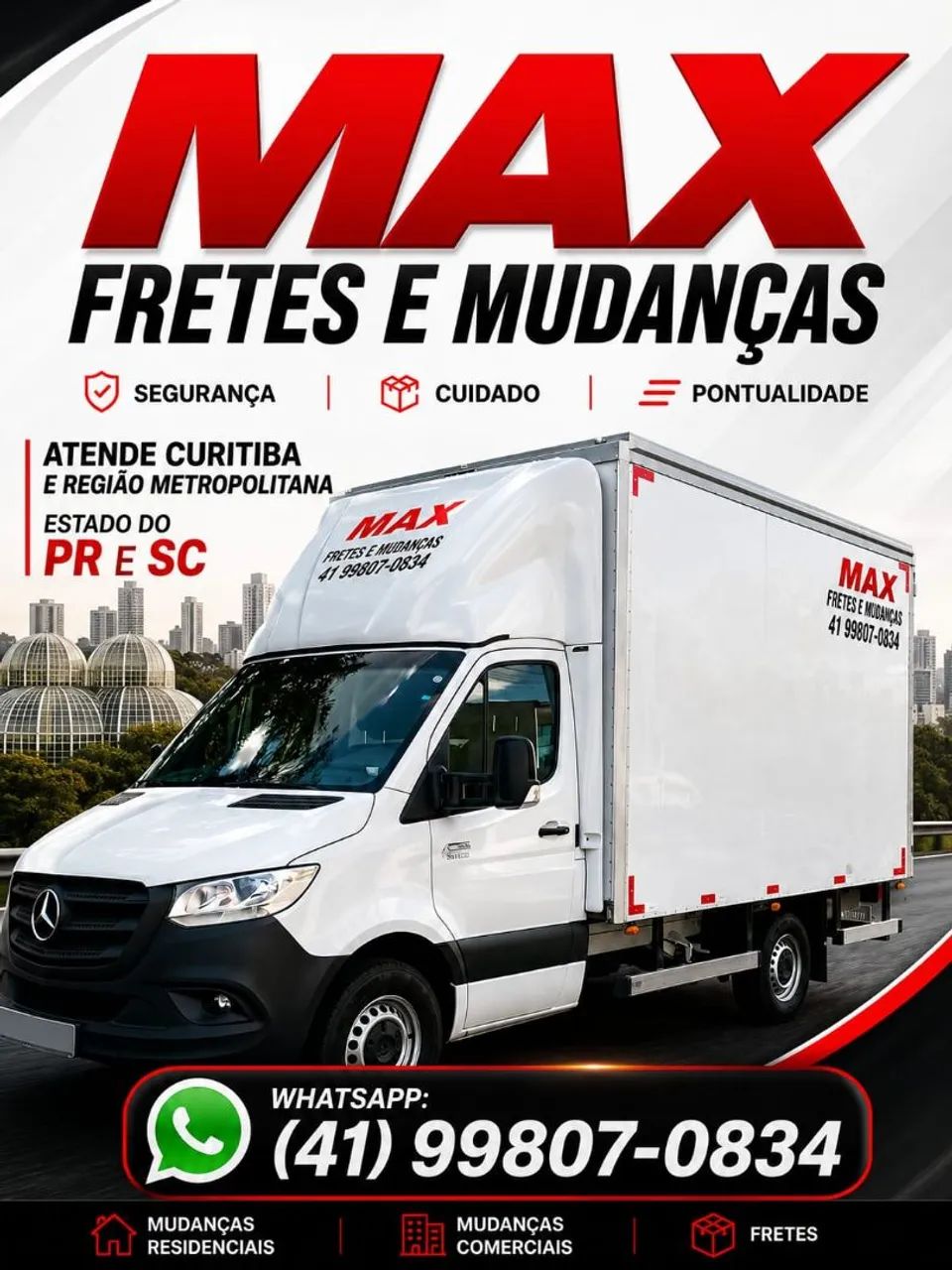Mudanças max fretes e mudanças 