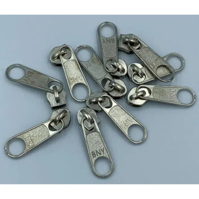 Kit 5 Metros De Zíper Nylon Preto e Branco N5 E 10 Unidades De Cursor - Foto 4