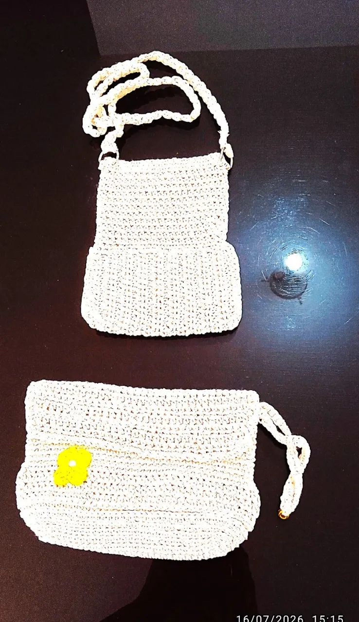 Bolsas Cluth de Crochê - Foto 3
