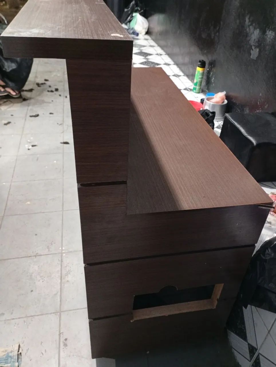 Balcão recepção com vidro  - Foto 3