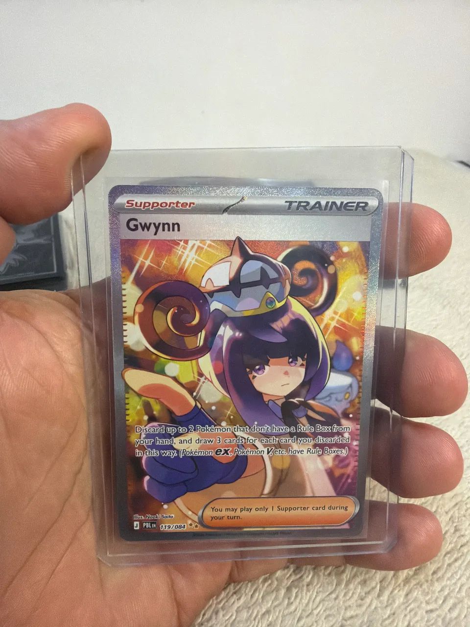 Carta pokemon - Gwynn 119/084 SAR