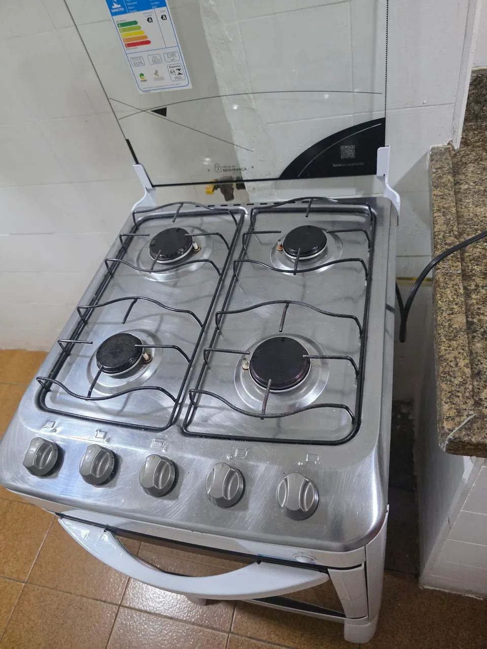 Fogão 4 bocas automático  - Foto 4