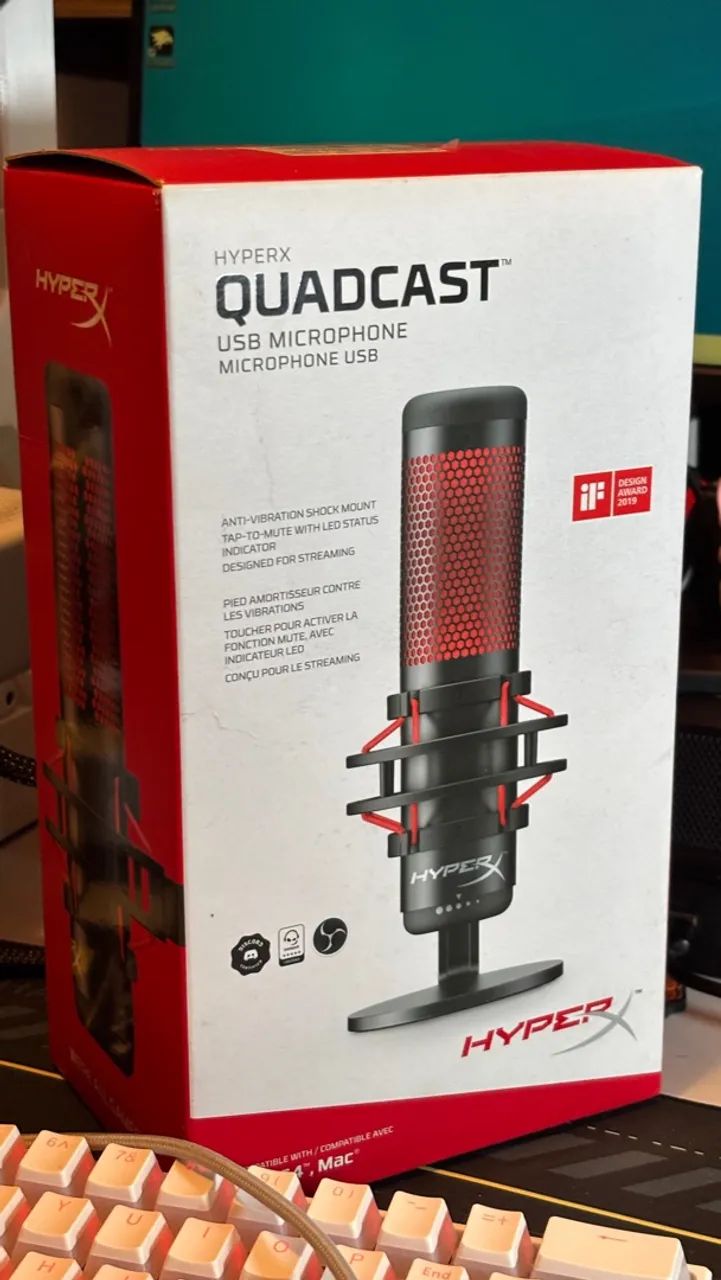 Microfone - Hyperx Quadcast - Foto 3