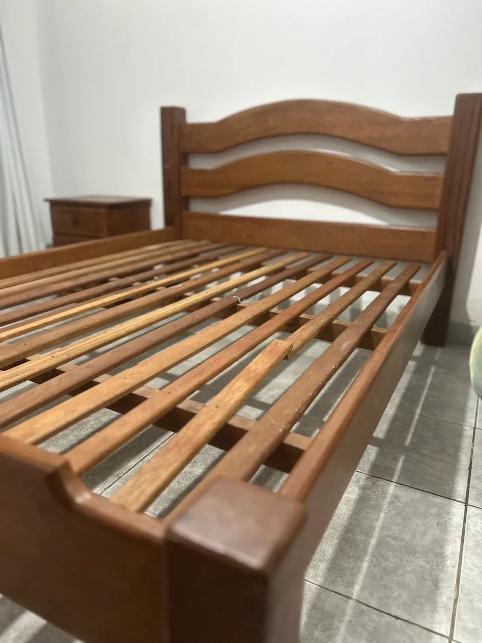 conjunto quarto casal madeira maciça - Foto 3