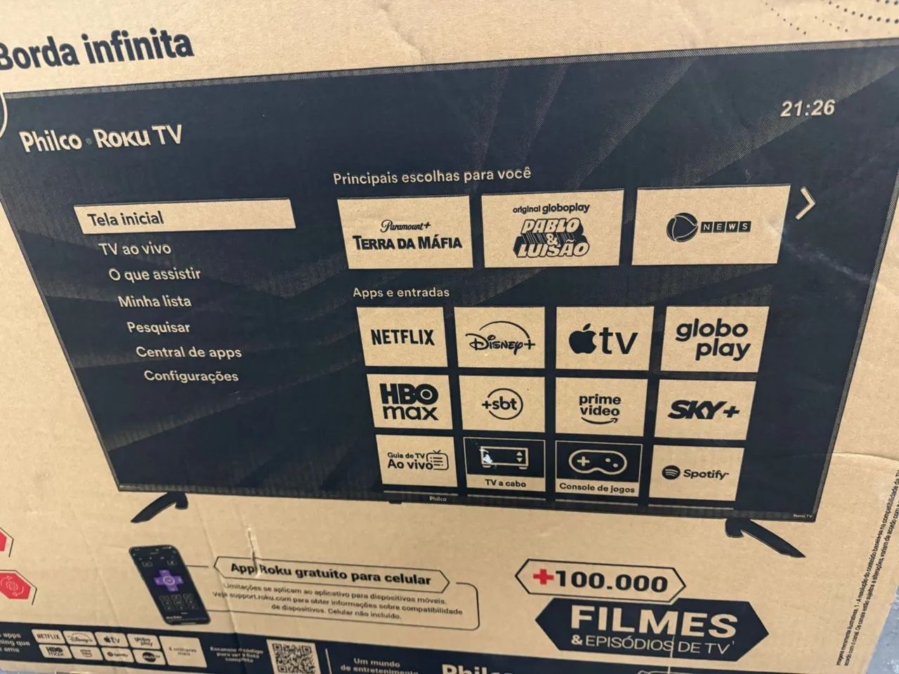 TV PHILCO 50 polegadas NOVA NA CAIXA!! - Foto 2