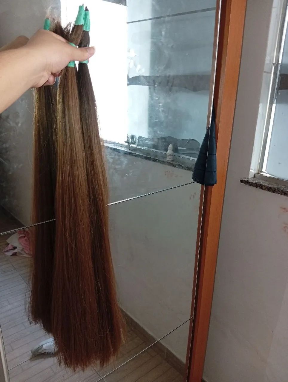 Cabelo natural liso 